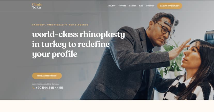 Clinic Toka Website